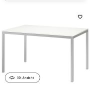 Esstisch - IKEA Modell Torsby - weiße Tischplatte - Gestell chrom Vahr - Neue Vahr Südost Vorschau