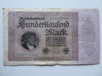 Reichsbanknote Hunderttausend Mark; Berlin 1.2.1923; Farbe: bräun Baden-Württemberg - Freudenstadt Vorschau