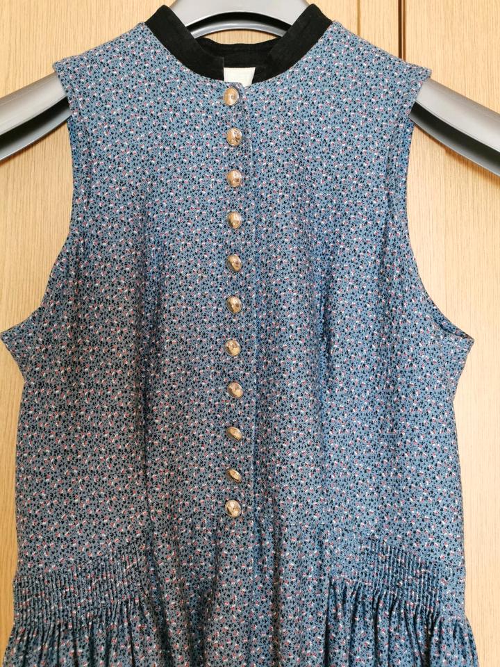 Dirndl/Vintage Dirndl /Tracht, Wiesn, Oktoberfest, blau, schwarz in Aham