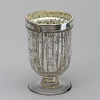 Vase Bauernsilber, Glas / "Antik-Silber" H 9 cm Wiesbaden - Biebrich Vorschau