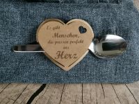 Besteck Herzen Lieblingsmensch aus Kraftpapier Hochzeit Hessen - Schaafheim Vorschau