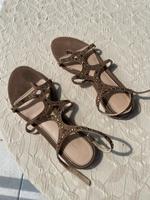 Zara Sandalen in Braun Gr. 38 Frankfurt am Main - Sachsenhausen Vorschau