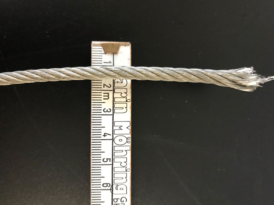 25 m Stahlseil 5 mm in Nordsehl