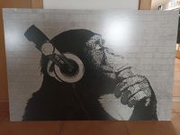 Bild Affe mit Kopfhörer    60x90 cm Bayern - Pleinfeld Vorschau