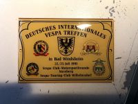 Vespa Plakette dt. Int. Vespa Treffen 1995 Hessen - Heidenrod Vorschau