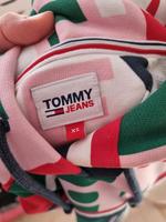 Crop Hoodie Tommy Hilfiger Buchstaben bunt Pullover Bayern - Schweinfurt Vorschau
