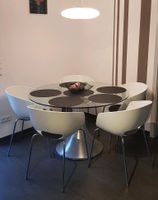 Tischgruppe, runder Glastisch mit Stühlen, Esstisch Bayern - Bobingen Vorschau