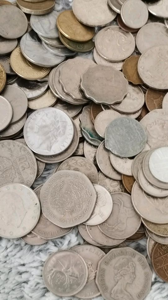 Konvolut von Münzen in Abtsgmünd