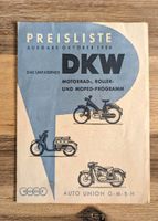 Preisliste DKW Motorräder, Mopeds, Roller 1956 Bayern - Regensburg Vorschau