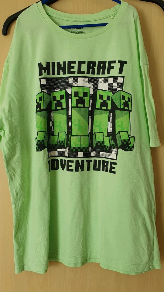 Set 6x T-Shirt für Jungen Gr. 170 Minecraft Batman in Marktschorgast