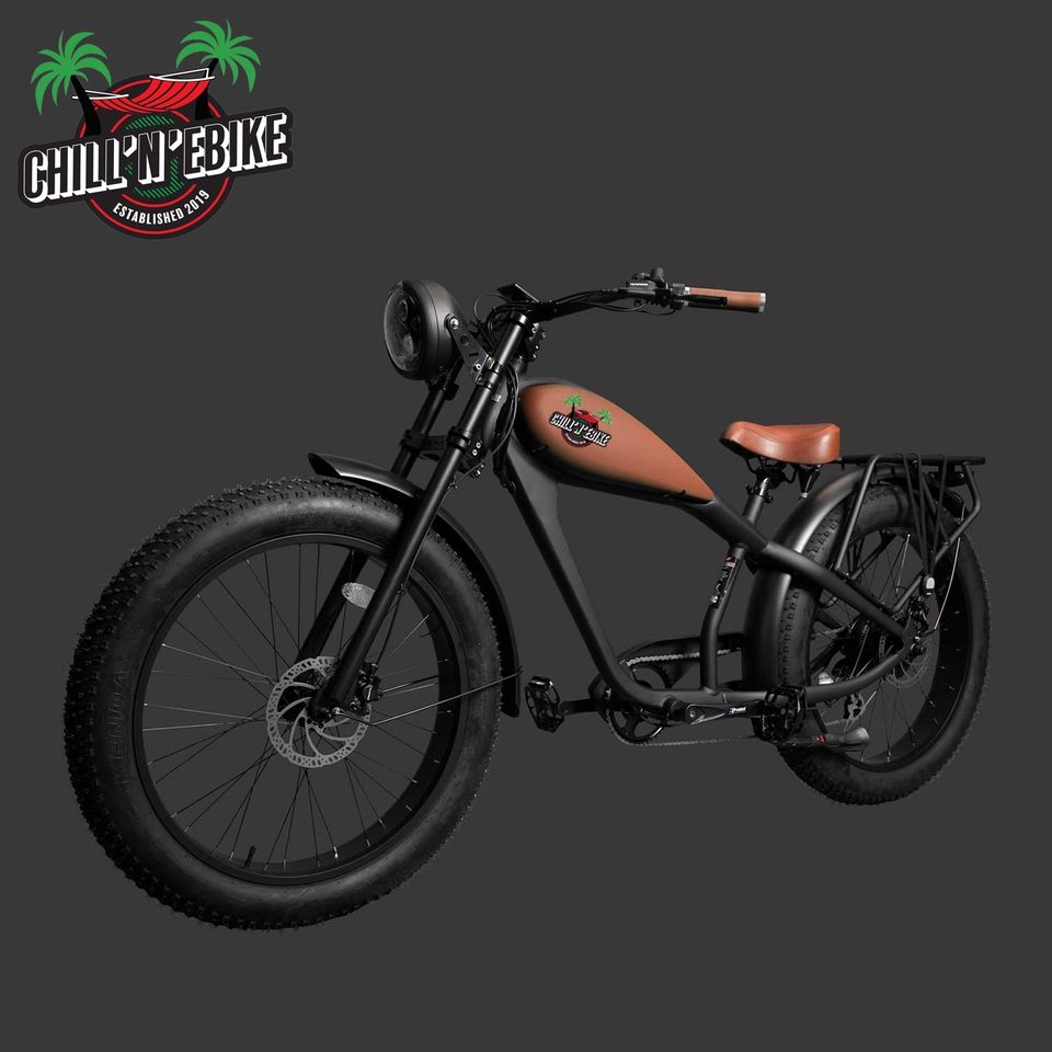 Beachcruiser Geigercars Pedelec Racer Oldtimer look V8 eBike Café Racer in Dinklage