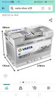 Varta Batterie silver dynamic e39 70ah 760a Hessen - Schrecksbach Vorschau