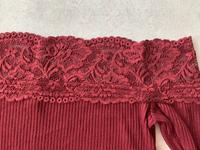 Off-shoulder Burgunderrot croptop Oberteil Berlin - Spandau Vorschau