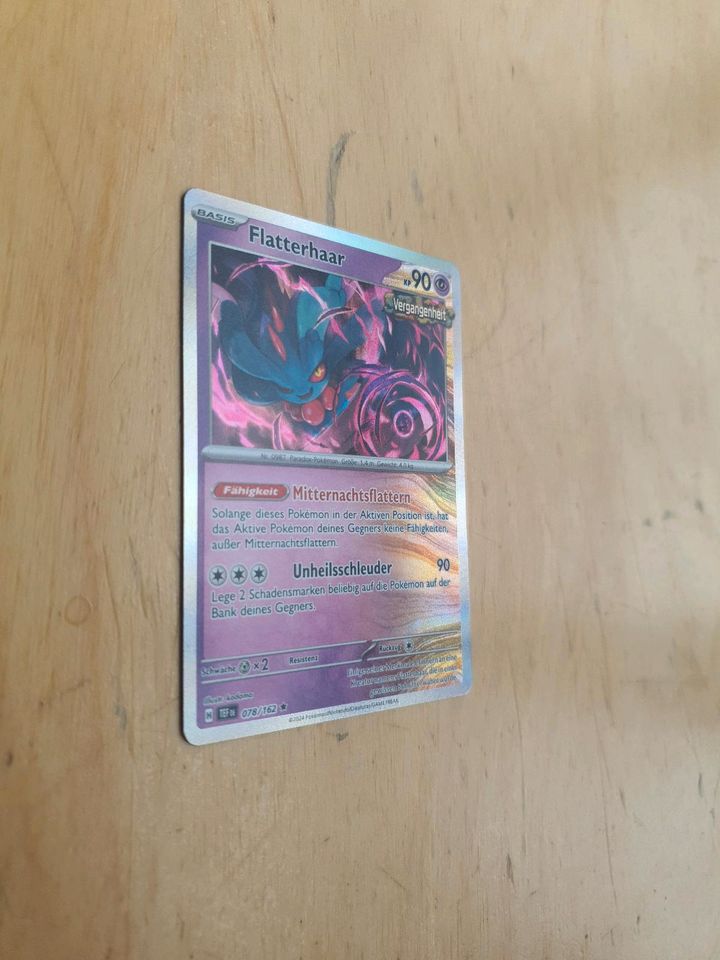 Pokemon Holo Karte, "Flatterhaar", dt., original in Steinhöring