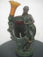 Crosa 1995.Tischlampe Frauenfigur mit Spiegel, Jugendstil Defekt Saarland - Losheim am See Vorschau