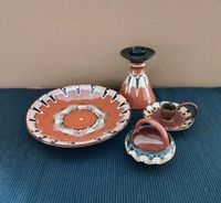 Keramik aus Bulgarien Pfauenauge Vintage 70er Jahre Niedersachsen - Wittorf Vorschau