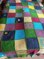 Granny Square Decke Patchwork Decke Tagesdecke Häkeldecke Nordrhein-Westfalen - Voerde (Niederrhein) Vorschau