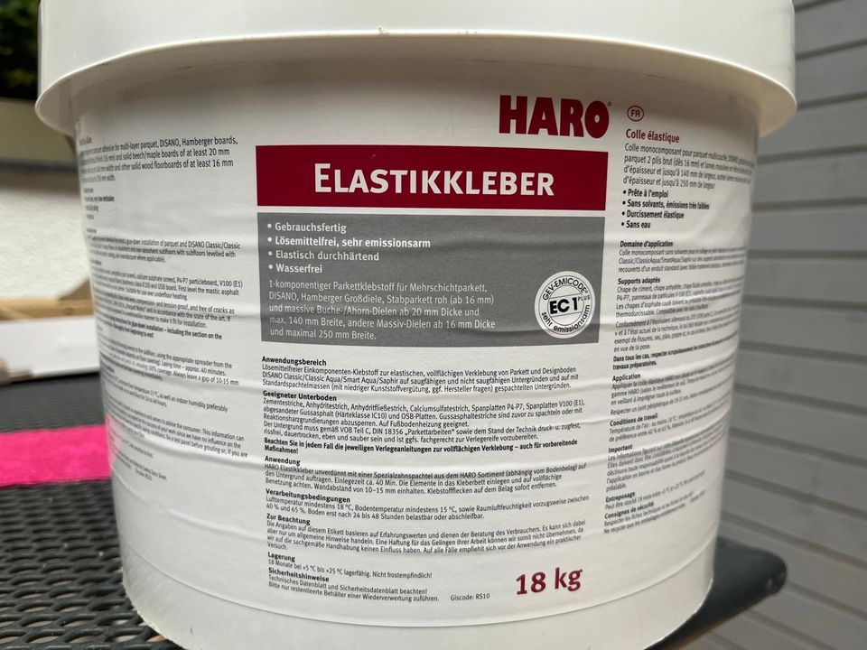 Haro Elastikkleber, Parkettkleber in Saarburg