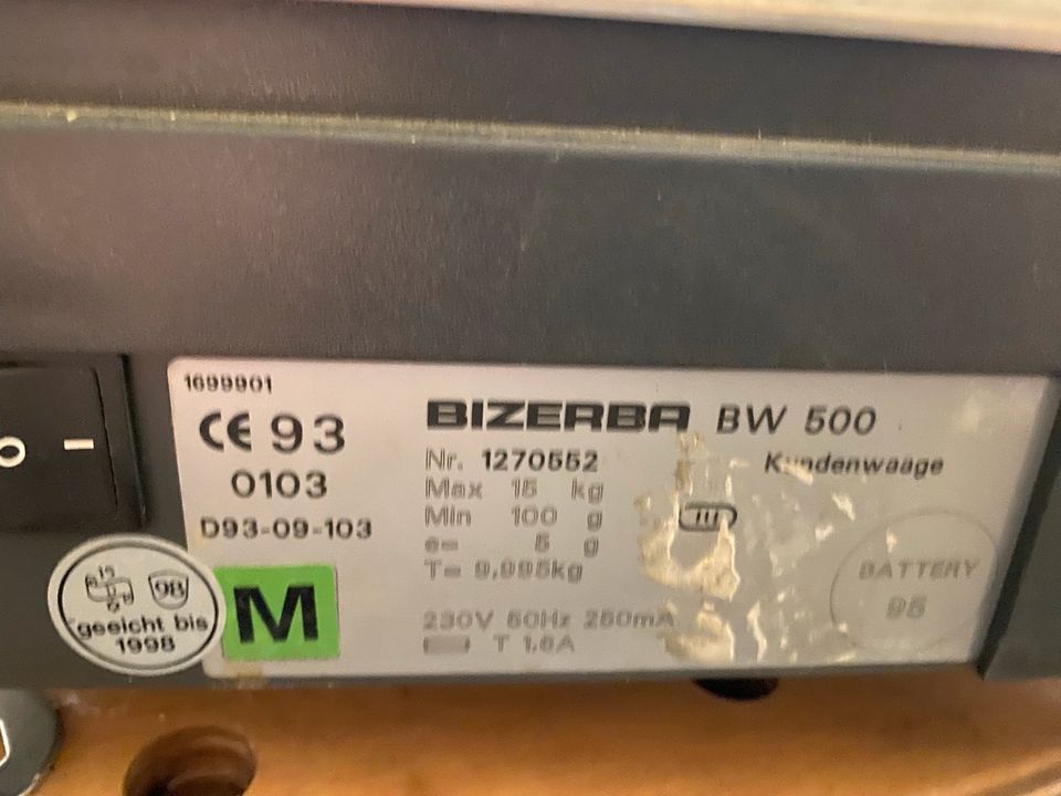 Bizerba Etikettierwaage BW 500 in Geisa
