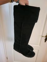 Miss Sixty Josephine Overknee Stiefel Boots schwarz Leder 40 Y2K Nordrhein-Westfalen - Gelsenkirchen Vorschau