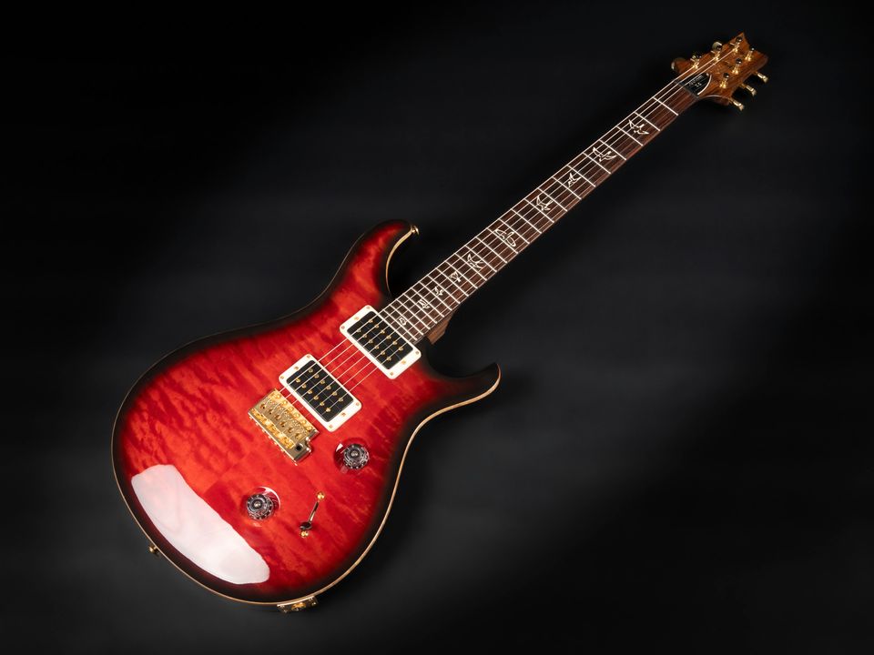 2012 PRS Custom 24 Quilt 10-Top Rosewood Neck Scarlet Smokeburst in Niebüll