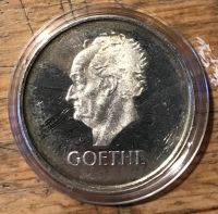 3 Mark Goethe 1832-1932 (Medaille 150. Todestag 1982, 925 Silber) Berlin - Mitte Vorschau