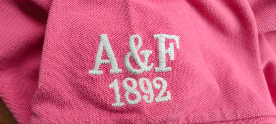 ★ ABERCROMBIE & FITCH A&F 1982 Poloshirt L pink ★ in Witten