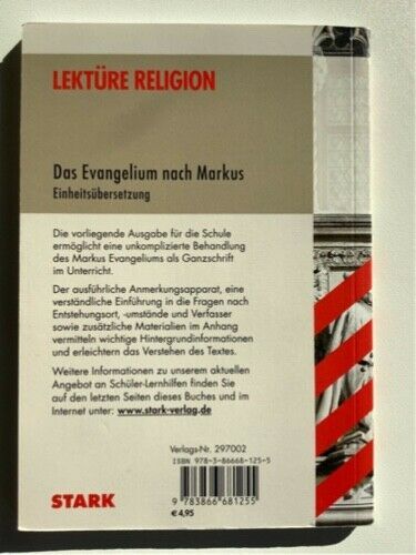 Lektüre Religion, Das Evangelium nach Markus Einheitübersetzung in Bad Nauheim