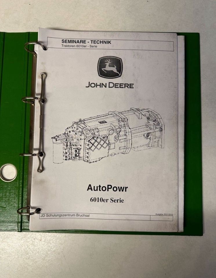 John Deere Schulungsleitfaden Auto Powr Getriebe 6010er Serie in Regensburg