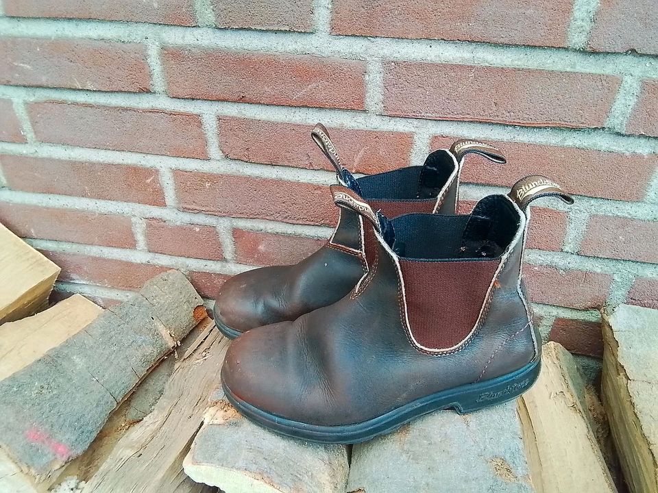 Blundstone braune Boots gr.4,5 mit 38 getragen in Jüchen