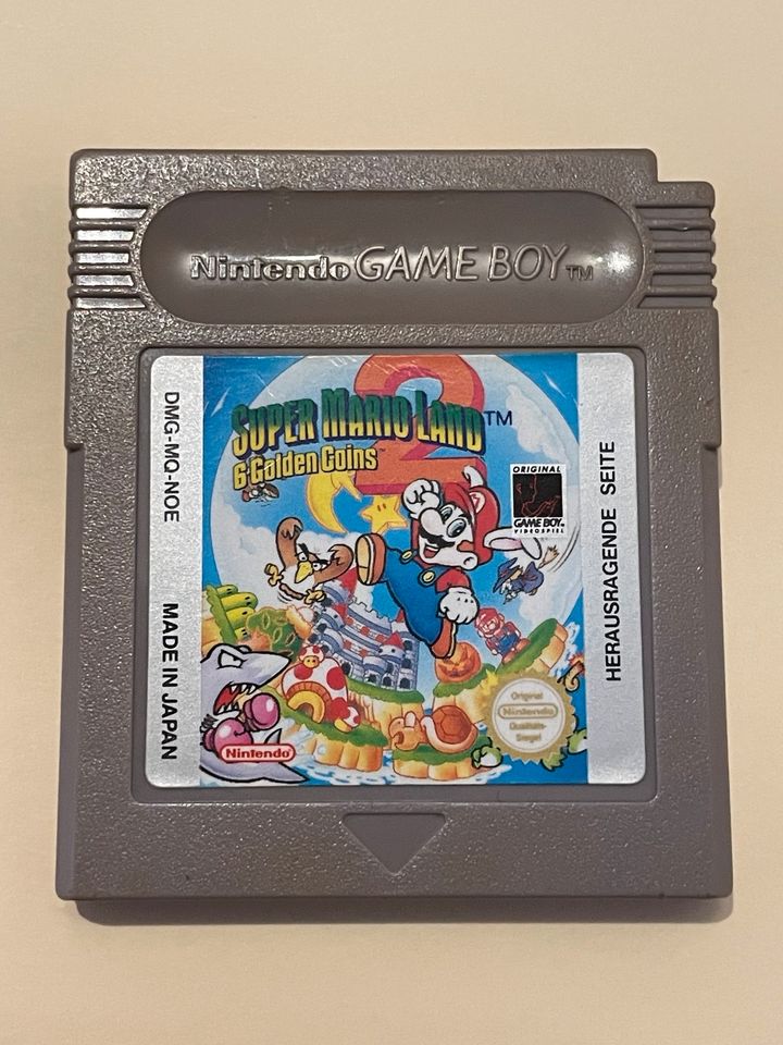 Gameboy Classic Super Mario 2, 6Golden Coins, Modul und Hülle in Eisenach