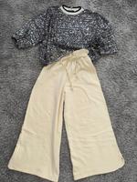 hm h&m Palazzohose Joggpants crème XS S 34 36 38 TOP Hessen - Seligenstadt Vorschau