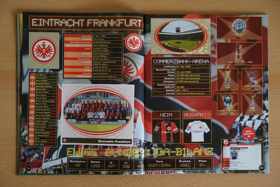 Panini Fussball Bundesliga Sticker Album 2007/2008 vollständig in Nersingen