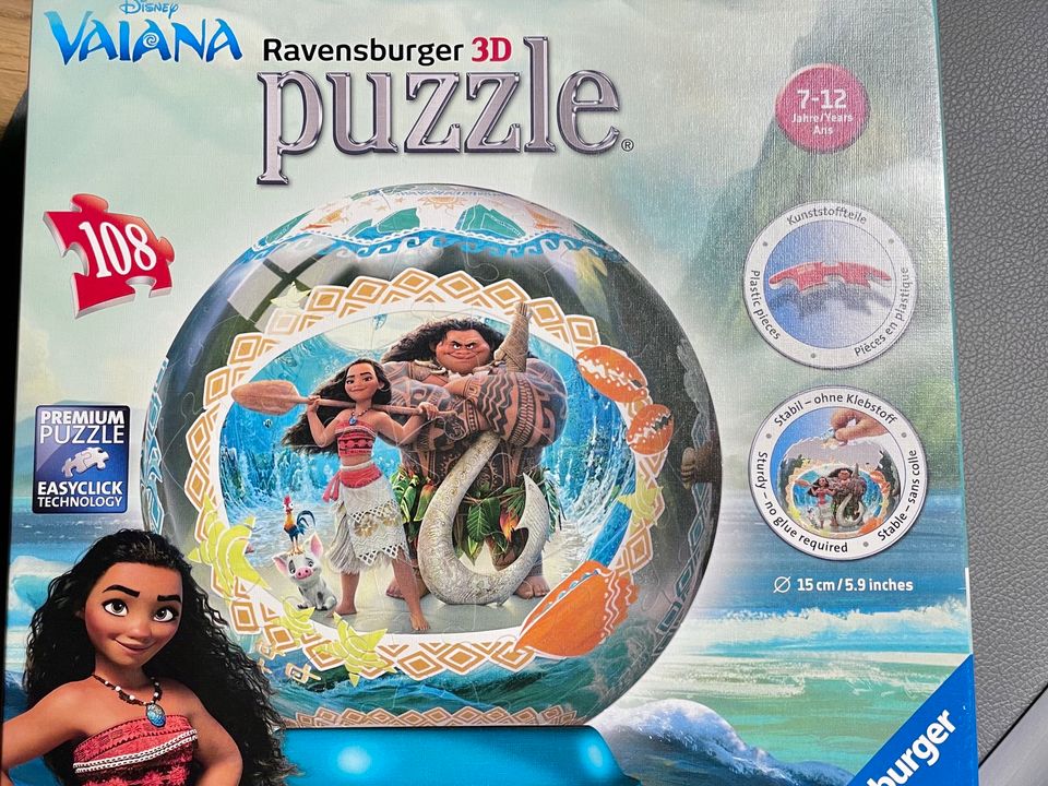 Ravensburger 3D Puzzle Vaiana in Nordrhein-Westfalen - Remscheid, Weitere  Spielzeug günstig kaufen, gebraucht oder neu