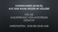 Kurierfahrer für die Nachtauslieferung von Ersatzteilen gesucht Nordrhein-Westfalen - Siegen Vorschau