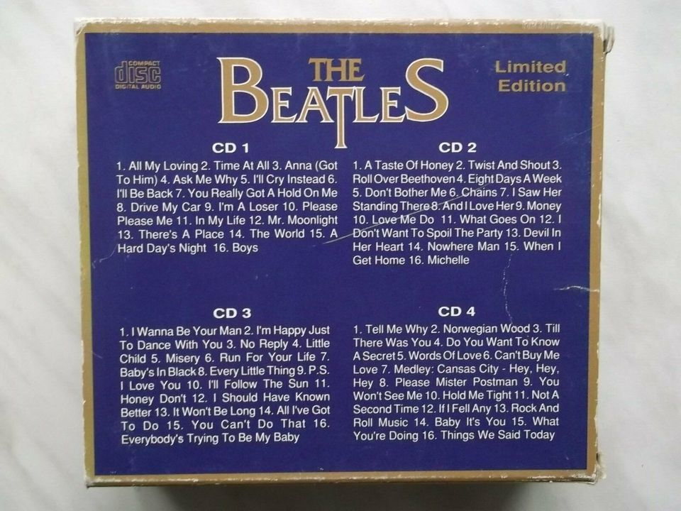 The Beatles - Die "Tchibo BOX" 4 CDs in Gau-Bischofsheim