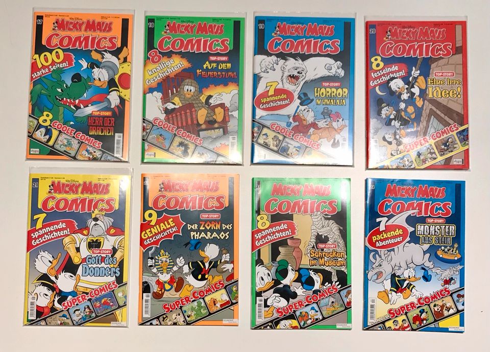 Micky Maus Comics 100 Seiten 1-45 kpl (45 Hefte) (Z1/0-1) in Windeby