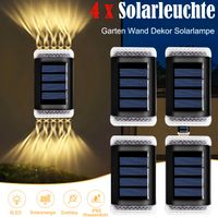 4x LED Solarleuchten Zaunleuchte Wandlampen Gartenleuchte Außen Hessen - Bebra Vorschau