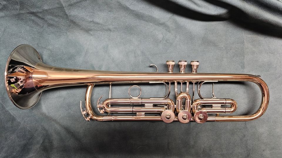 Trompete Scherzer Rino SG 66 Zylinder-Jazz-Trompete (senkrechte D in Sebnitz