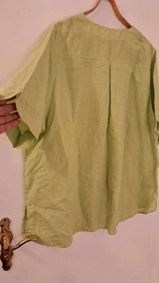 Leinen Shirt  Blusenshirt Tunika Gr.52(3XL) in Essen