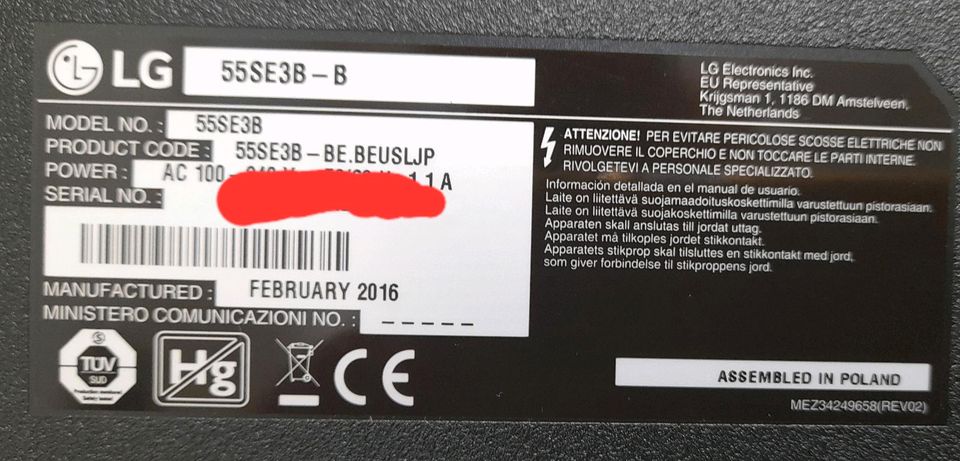 LG 55SE3B -B 55 Zoll Signage Display Monitor Profi Gerat  Wir bie in Berlin