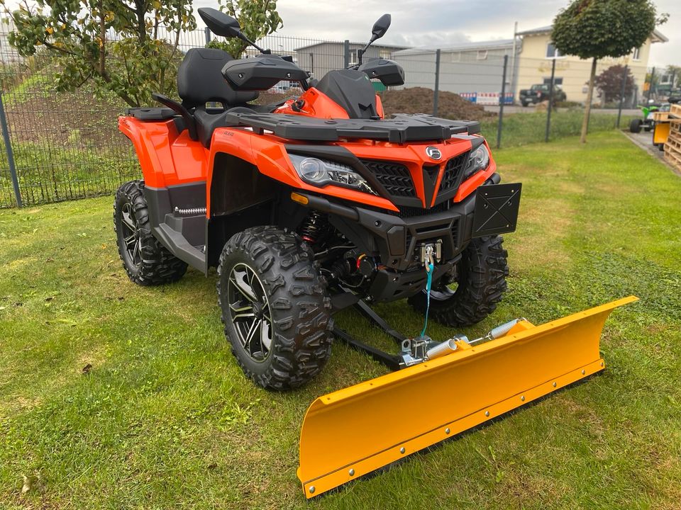 Quad ATV CF Moto C Force 850 DLX LOF Schneeschild Räumfahrzeug ❗️ in Sexau