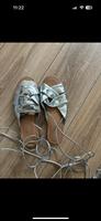 Damen Sandalen Silber flach ASOS Bayern - Großostheim Vorschau