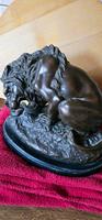 bronze Skulptur löwe schlange  büste art Kunst  Design a. barye Baden-Württemberg - Vellberg Vorschau