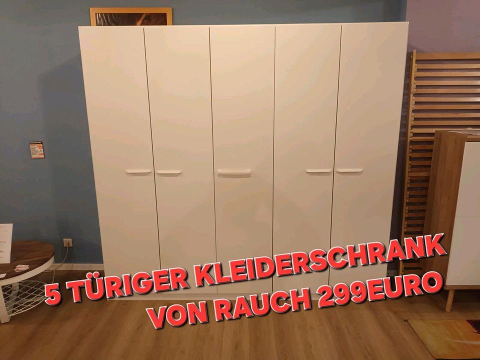 5 Türiger Rauch Kleiderschrank neu 2wahl top preis in Gießen