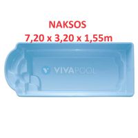 TOP GFK Premium Pool NAKSOS 7,7 x 3,20 x 1,55m TÜV Fertigpool Brandenburg - Frankfurt (Oder) Vorschau