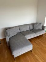 IKEA Sofa 3er 3 Sitzer grau Recamiere Metallgestell Bayern - Wasserburg Vorschau