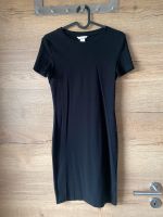 H&M Basic enges schwarzes Kleid kurzärmlig Bayern - Kranzberg Vorschau