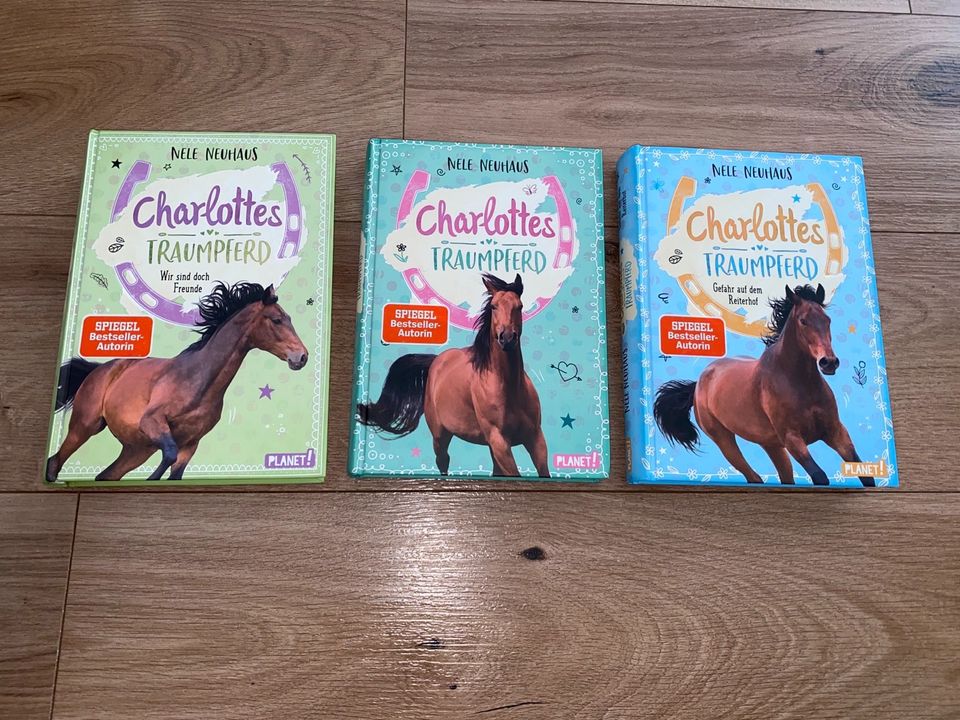 Wie NEU❤️ 3x im Set Nele Neuhaus Buch Charlottes Traumpferd in Bad Homburg