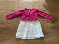 Kleid weiß und Bolero/kurze Weste in Pink Größe 80 Baden-Württemberg - Öhringen Vorschau